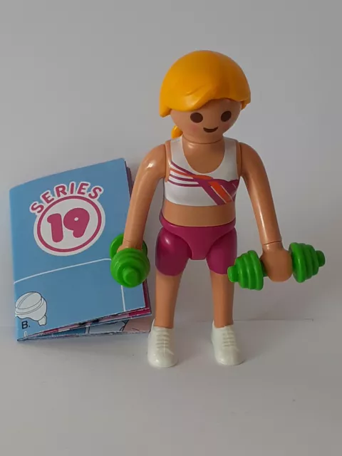 Playmobil série 13 personnage Rocky boxeur sportif salle de sport