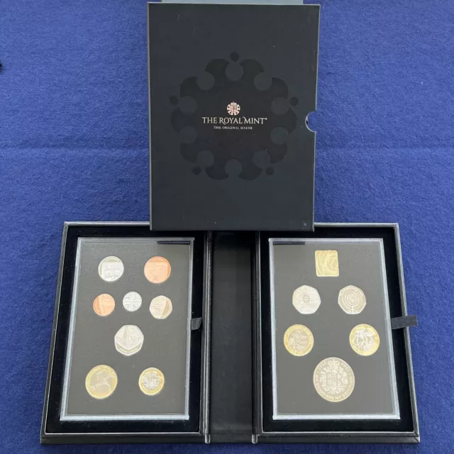 2021 ROYAL MINT PROOF ANNUAL COIN SET x13 COINS UNITED KINGDOM COA NEW QEII208