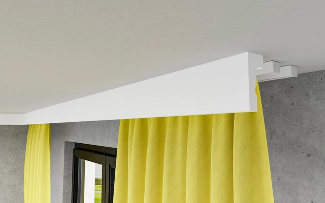 RÄCKA fixation murale pr tringle rideaux, blanc