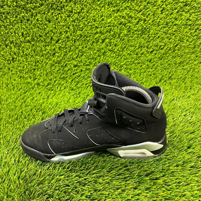 Nike Air Jordan 6 Retro Boys Size 7Y Blue Athletic Shoes Sneakers DX2835-001 2