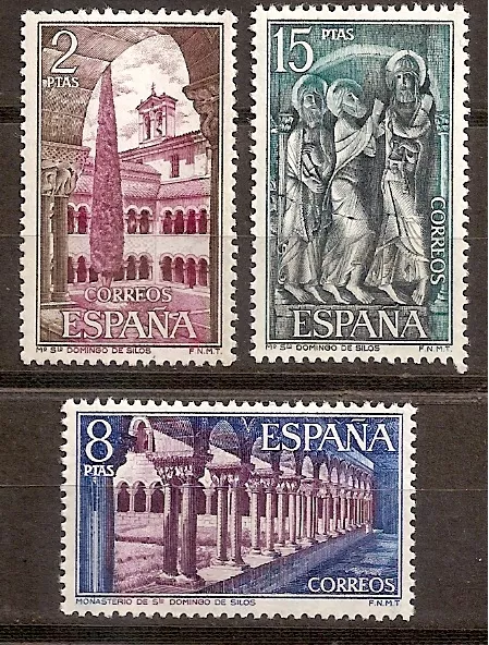 Spain Edifil # 2159/2161 ** MNH set. Monasterio de Santo Domingo de Silos