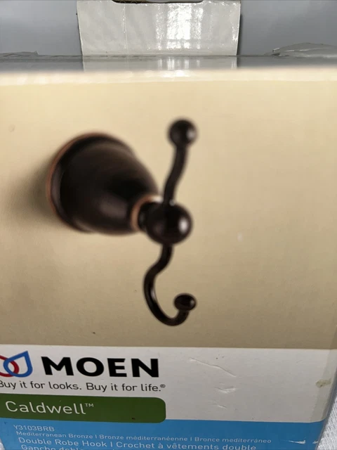 Gancho Doble Vestido Moen Caldwell Bronce Mediterráneo Y3103BRB