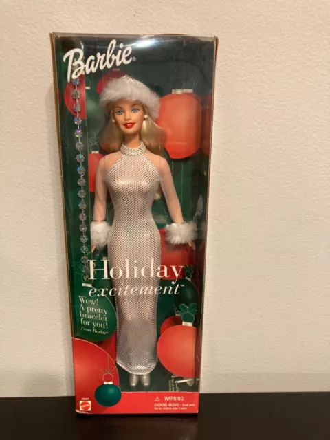 VINTAGE 2001 HOLIDAY Excitement Barbie Doll NIB. 39.33 PicClick AU