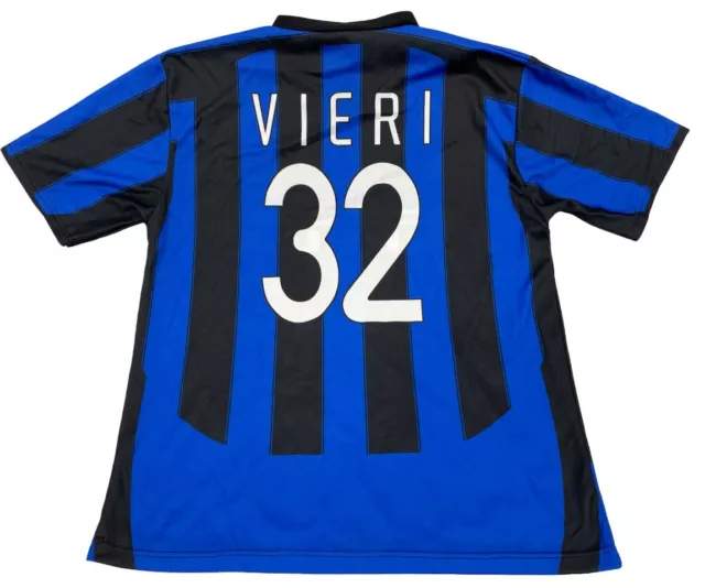 Vintage Inter Milan Christian Vieri Football Soccer Jersey Men's XL