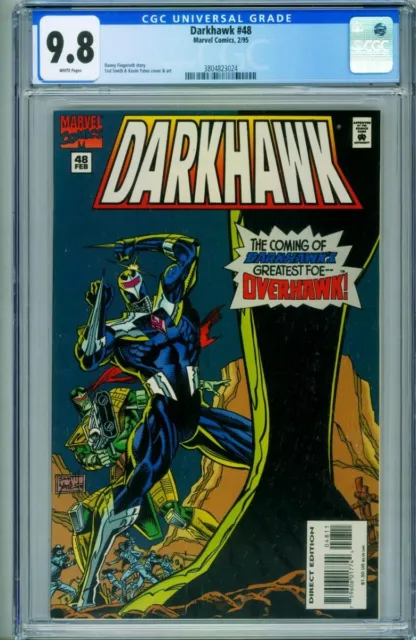 Darkhawk #48 CGC 9.8 1994-rare late issue-OVERHAWK cameo 3804823024