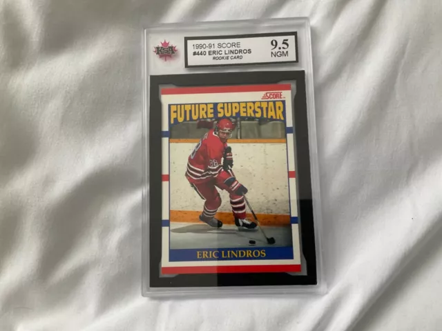 1990-91 Score " Future Superstar " ERIC LINDROS Hockey Rookie Card RC #440