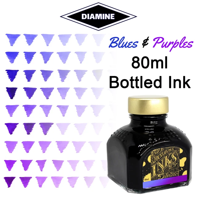 Encre Diamine Writer's Blood 30ml - Pour Stylo Plume - Séchage Rapide - Calligraphie
