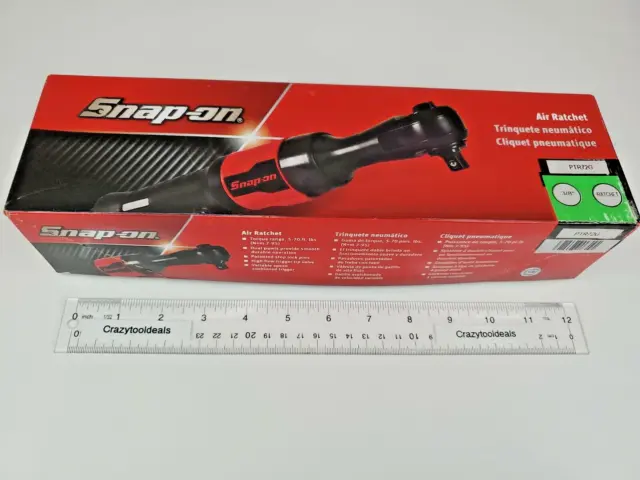 Snap-on Tools NEW PTR72G GREEN Cushion Grip 3/8 Drive Super-Duty Air Ratchet USA