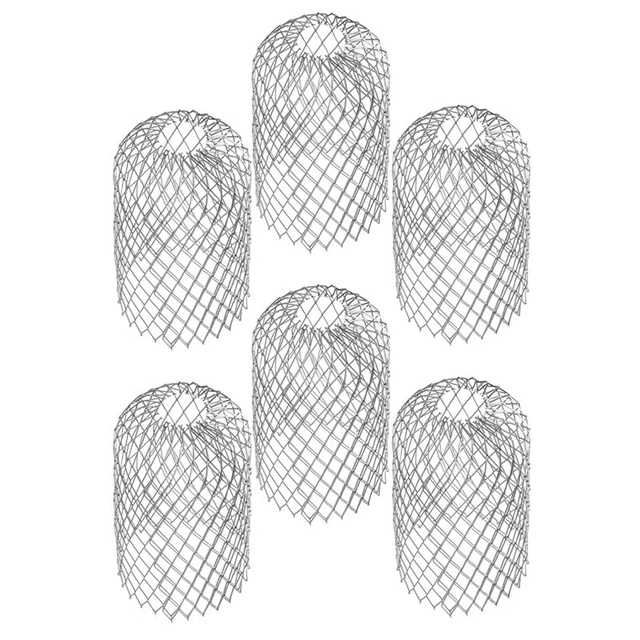 Filtro de protección de canalón de techo de 6 piezas tamiz de filtro de aluminio 3 expandidos AntibloqueC2P5