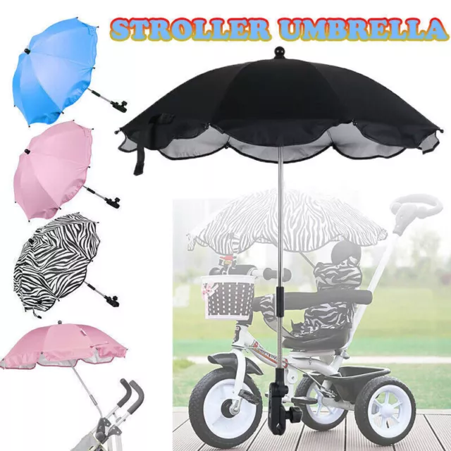 Premium Sonnenschirm Regenschirm für Kinderwagen Buggy Babywagen