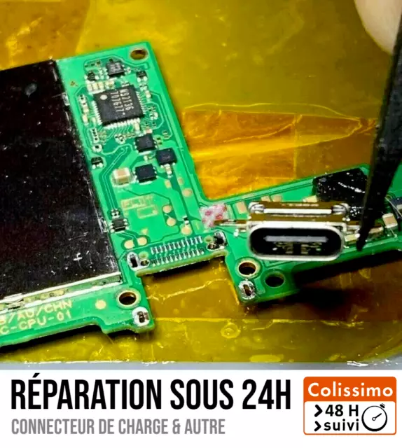 Service reparation nintendo switch lite oled installation