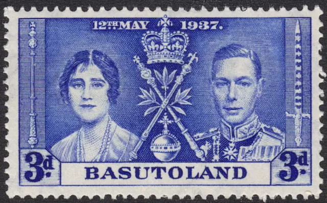 1937 Basutoland SC# 17 - Coronation Issue - M-H