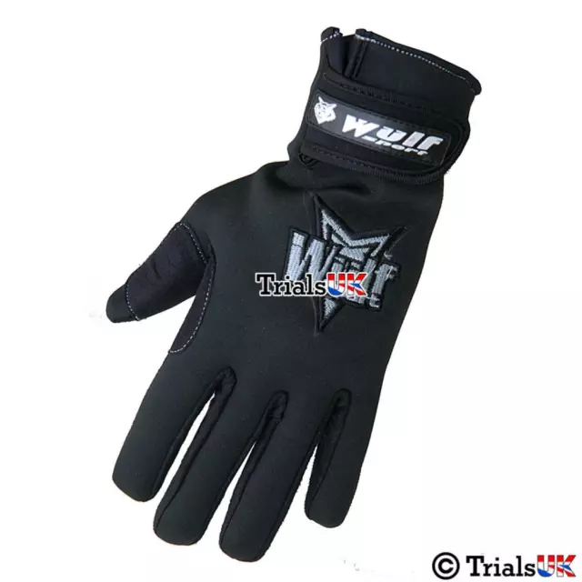 Wulf Neoprene Riding Gloves - Trials/Enduro/MX/Off Road/Motorcycle