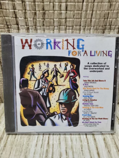 Paycheck, Johnny & Various Artists - Working For A Living USED CD