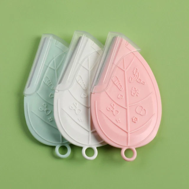 Leaf Shaped Eyebrow Trimmer White Color Eyebrow Shaver  Home Travel