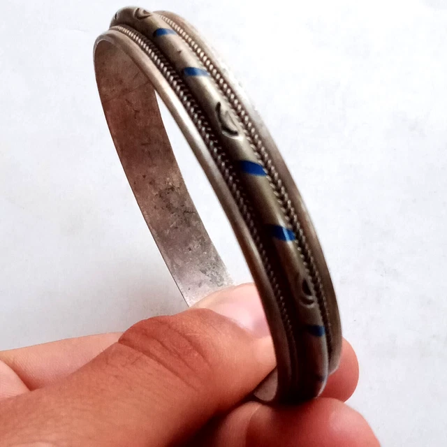 Really Very Old Rare Ancient Viking Bracelet Silver Artefact Authentic Stunning