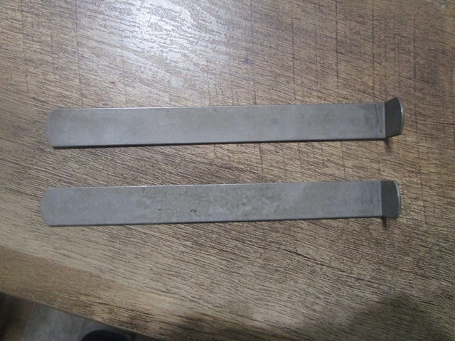 (2) New 3/4" Wide X .062 Thick Type E Keyway Broach Shims 6-3/4" Long