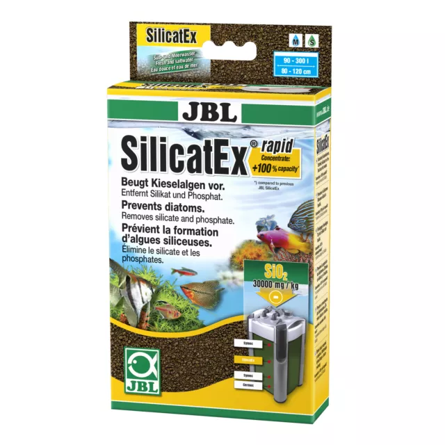 Silikatex Rapid 400 G Élimination des Silicates Contre Kieselalgen Eau Douce de