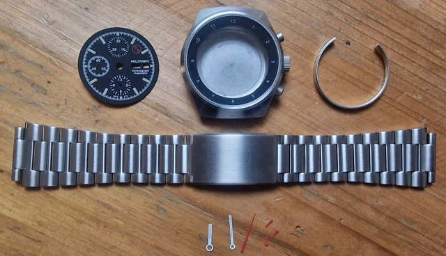 Bund Military Watch kit for ETA Valjoux 7750 swiss made movement - full set new Bund Military Watch kit for ETA Valjoux 7750 swiss made movement - full set new