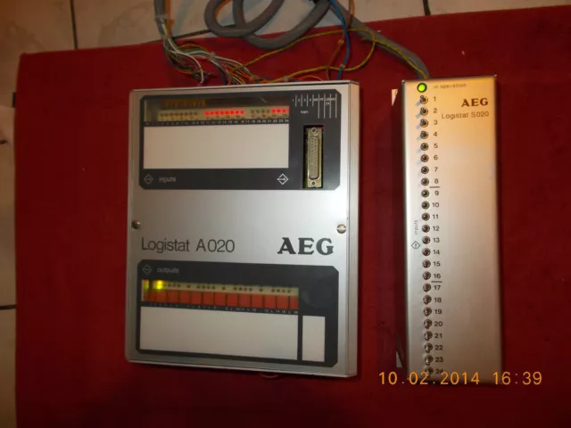 AEG Logistat A020,SPS mit Logistat S 020 und Kabel,Input 24Volt,geprüft 100% OK