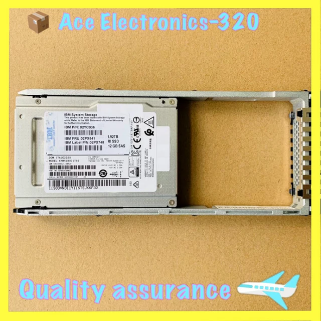 IBM 02YC036 02PX541 1.92TB 02PX748 SAS 12Gbps 2.5