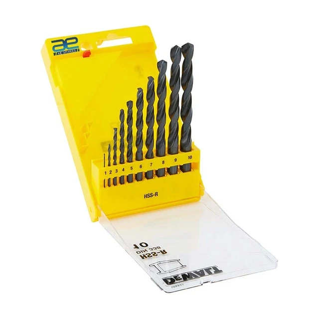 Forets à Pointe Brad 9,5 Mm – Lot De 2 – Acier Carbone – Pour Bois, Plastique, Caoutchouc – Longueur 115 Mm