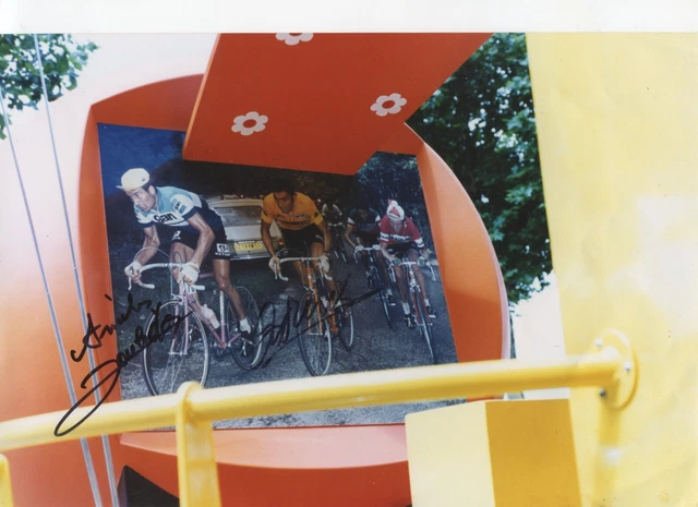 Autograph Eddy Merckx Foto Hand Signed Win Giro D'italia Tour