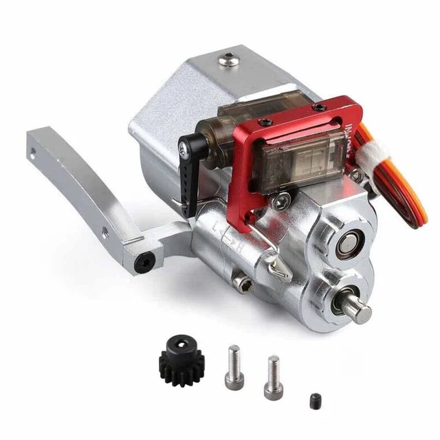 Sistema Di Trasmissione A Trasmissione A Cinghia A Basso Rumore Con Pignone 3.17/5.0mm Per Aggiornamento Assiale SCX10 II 1/10 90046 Cingolato Rock 90047 RC - Foto 8