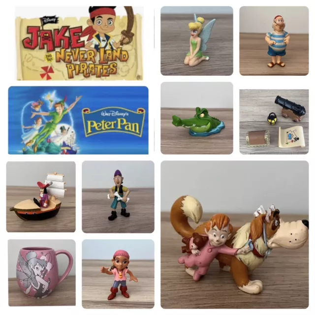 DISNEY PETER PAN & JAKE NEVERLAND PIRATES * Multi Listing * Toy Action Figures