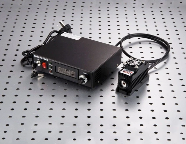 395nm 300mW Viole Dot Laser Module +TTL Analog +TEC + Adjust Lab Power Supply