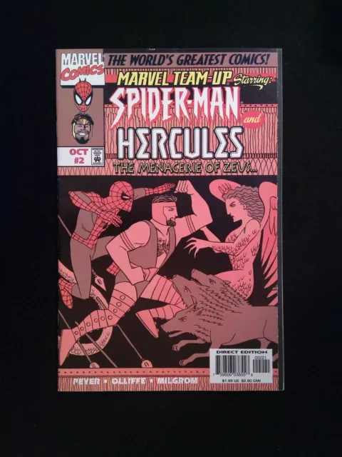 Marvel Team-Up #2B (2ND SERIES) MARVEL Comics 1997 VF+  VARIANT COVER