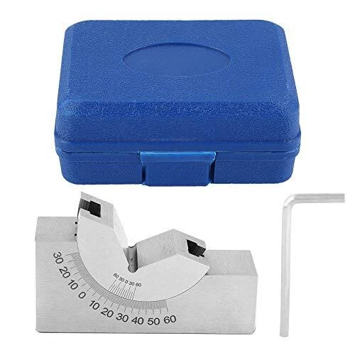 Angle V Block Milling Stainless Steel Precision Micro Adjustable Angle Gauge ...
