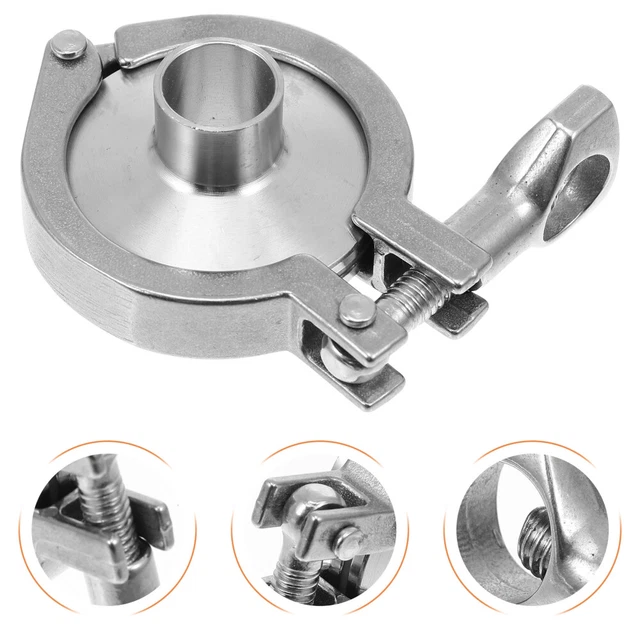 Klemme Schwere Schellen Express-Rohrschelle Silver Rostfreier Stahl