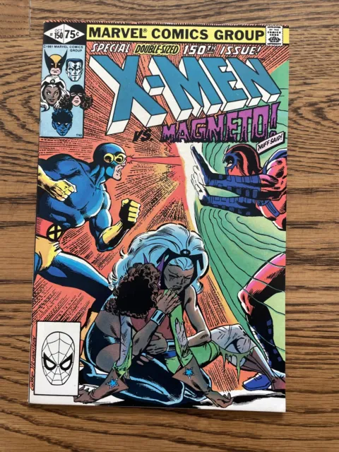 Uncanny X-Men #150 (Marvel 1981) Battle vs Magneto! and Origin Key Bronze Age NM