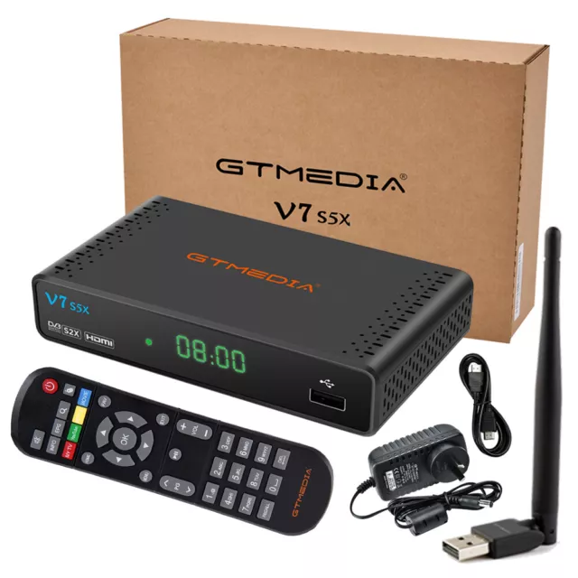 GTMEDIA V7S5X Digital HD Satellite Receiver DVB-S2/S2X Sat Set Top Box H.265 PVR