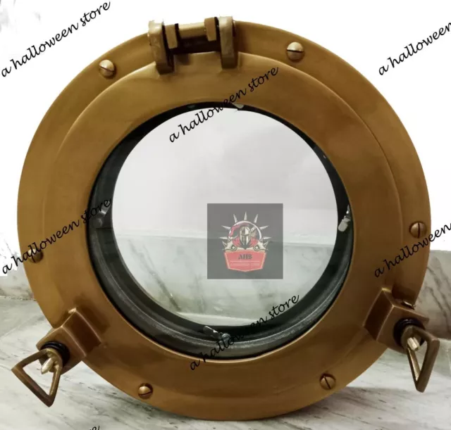 Brass Antique Porthole Nautical Marine Ship Boat Window Style Port Hole Gift