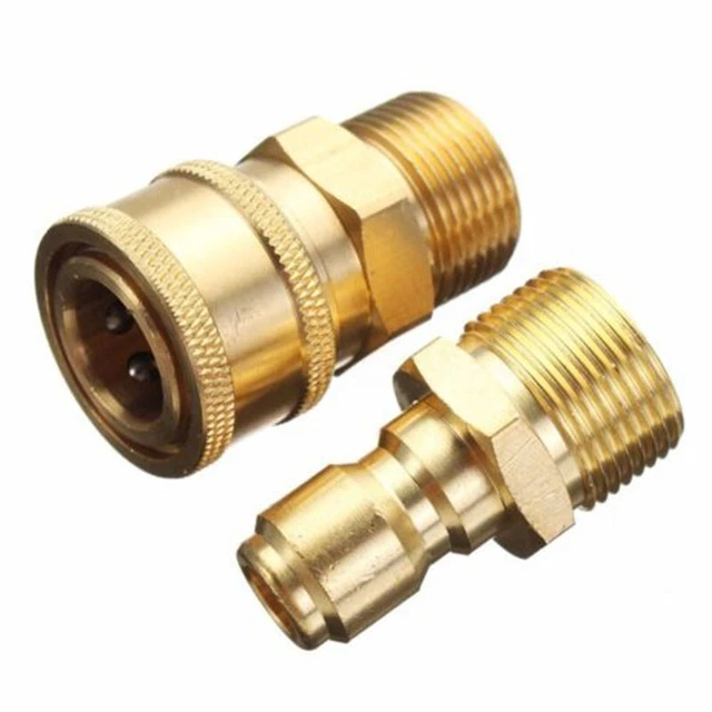 Affidabile attacco rapido M22 3/8 set adattatore ottone per idropulitrice