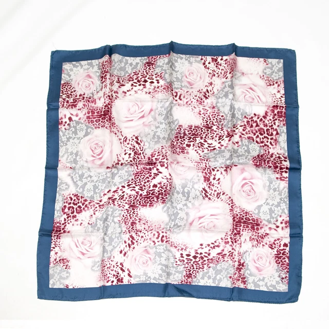 Foulard En Soie Fornasetti - Modèle Vintage Neuf Avec étiquettes, Motif Art, Noir