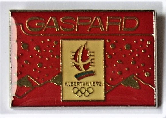 Pin's ALBERTVILLE 92 JO 11 FEVRIER 1992 Hiver France Signé Cojo Vintage