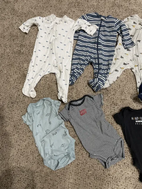 Lot of 10 baby boy carters size 6 months 2