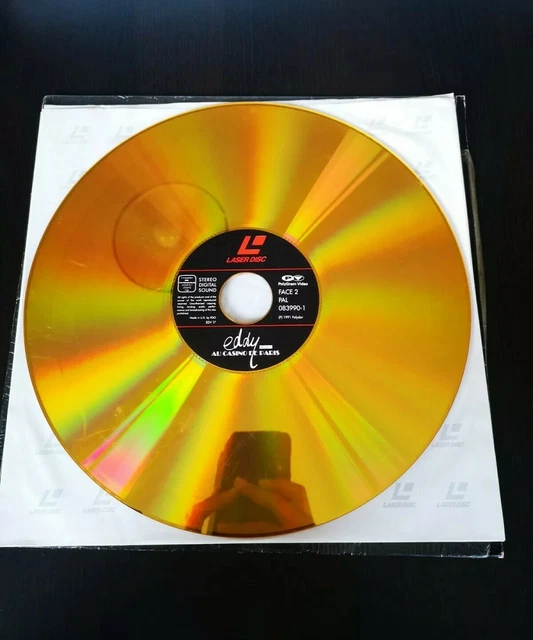 Vintage 1991 LaserDisc EDDY MITCHELL Au Casino De Paris Polygram Video Gold Disc 3