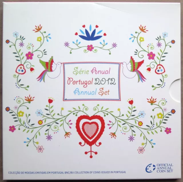 POX2012.1 - COFFRET BU PORTUGAL - 2012 - 1 cent à 2 euros