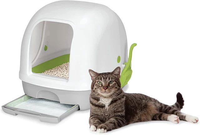 Purina Tidy Cats Hooded Litter Box System, BREEZE Hooded System Starter Kit Litt