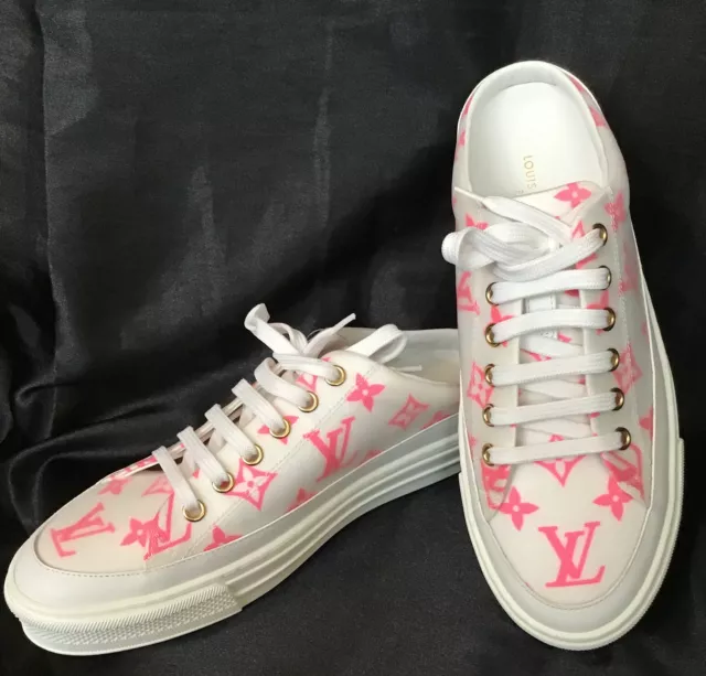 Louis Vuitton Lv Stellar Casual Shoes Pink in White