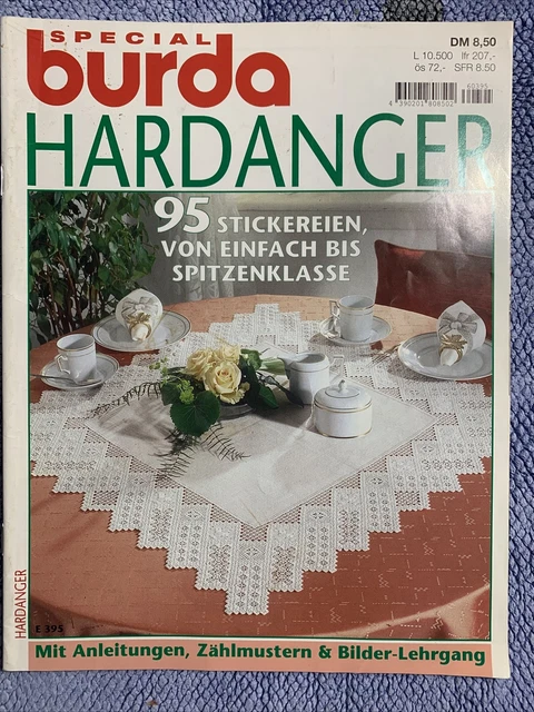 Burda Special E 395 Hardanger  Stickanleitungen