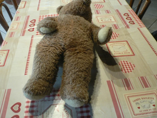 Ours en Peluche Articulé Français 25 cm – Ivoire – L'Ours Français