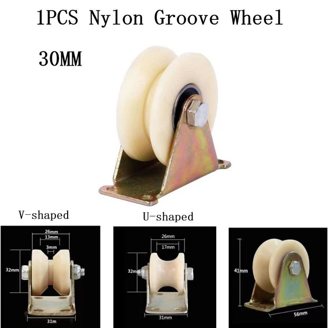 Rotelle Per Porta Doccia - 8 Pezzi Rulli Scanalati In Acciaio Inox Con Viti M4 - Foto 9