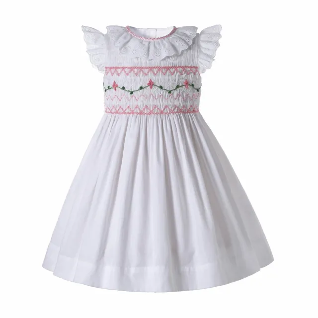 Pettigirl Baby Girl Smocked Dress  6-9 9-12 12-18 18-24 Months Embroidery Dress