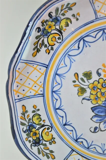 Assiette Ceramique Mave Talavera Decor  Fleuri Deco Collection Vitrine 4