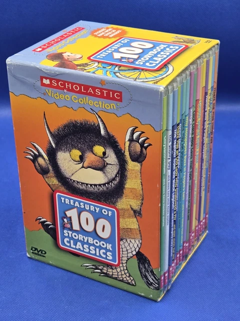 SCHOLASTIC TREASURY 100 Storybook Classics 16 DVD Set Read-Along